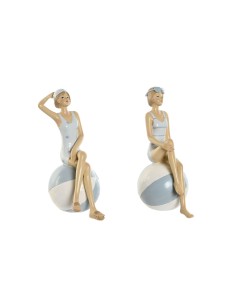 Figurine Décorative 12,5 x 10 x 29,5 cm Femme | Tienda24 Tienda24.eu