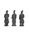 Figurine Décorative Home ESPRIT Gris Guerrier 18,5 x 16,5 x 57 cm (3 Unités) | Tienda24 Tienda24.eu