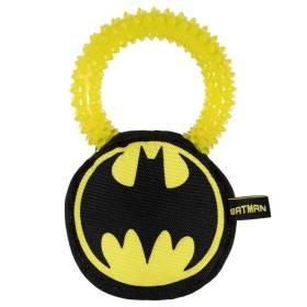 Dog toy Batman Yellow 100 % polyester by Batman, Biting toys - Ref: S0734853, Price: 9,11 €, Discount: %