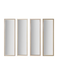 Espejo de pared Alexandra House Living Plata Vidrio Hierro 5 x 100 x 70 cm | Tienda24 Tienda24.eu