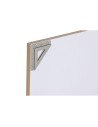 Espejo de pared Home ESPRIT Blanco Marrón Beige Gris Cristal Poliestireno 66 x 2 x 92 cm (4 Unidades) | Tienda24 Tienda24.eu