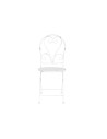 Ensemble Table + 2 Chaises Home ESPRIT Blanc 60 x 60 x 70 cm | Tienda24 Tienda24.eu