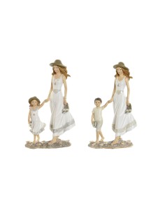 Figura Decorativa Home ESPRIT 32 x 8 x 9 cm (3 Unidades) | Tienda24 Tienda24.eu