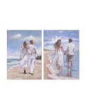 Painting Home ESPRIT Beach Mediterranean 70 x 3 x 100 cm (2 Units) | Tienda24 Tienda24.eu