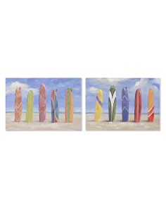 Quadro Home ESPRIT Surf 100 x 3 x 70 cm (2 Unità) da Home ESPRIT, Stampe e quadri su tela - Ref: S3054714, Precio: 68,40 €, D...