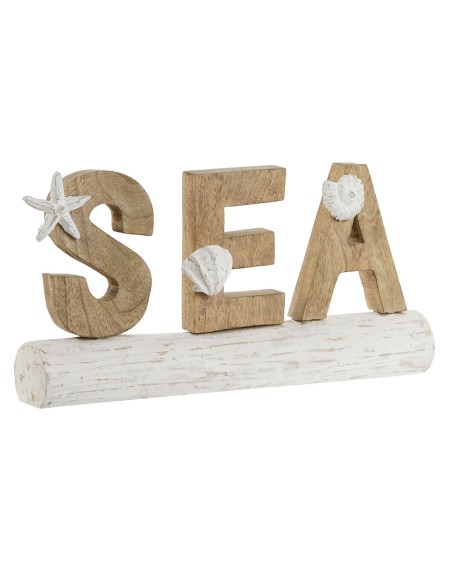 Statua Decorativa Home ESPRIT Sea Bianco Naturale Mediterraneo 47 x 8 x 24,5 cm da Home ESPRIT, Soprammobili - Ref: S3054723,...