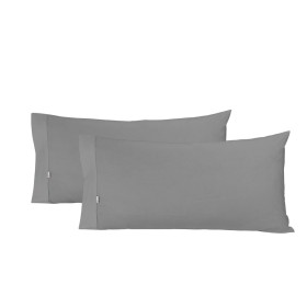 Taie d'oreiller Alexandra House Living Titane 45 x 80 cm (2 Unités) de Alexandra House Living, Draps et taies d'oreiller - Ré...