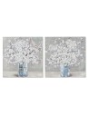 Painting Home ESPRIT Shabby Chic Vase 80 x 3 x 80 cm (2 Units) | Tienda24 Tienda24.eu