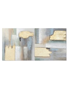 Canvas Home ESPRIT Beige Modern Scandinavian 40 x 4 x 50 cm (2 Units) | Tienda24 Tienda24.eu