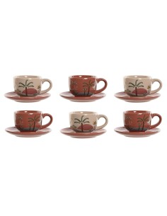 Piece Coffee Cup Set La Mediterránea Amberg 100 ml 3 Pieces 24 Units 9 x 6,5 x 6 cm | Tienda24 Tienda24.eu