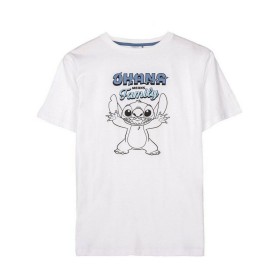 Maglia a Maniche Corte Uomo Stitch Bianco di Stitch, T-shirt - Rif: S0735837, Prezzo: 9,68 €, Sconto: %