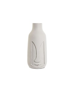 Vase Alexandra House Living Weiß Polyesterharz 8 x 39 x 27 cm | Tienda24 Tienda24.eu