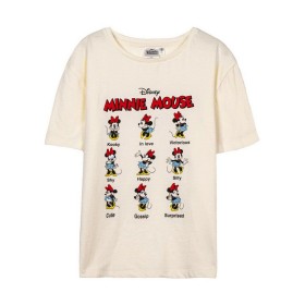 T shirt à manches courtes Enfant Minnie Mouse Beige de Minnie Mouse, T-shirts - Réf : S0735874, Prix : 11,05 €, Remise : %