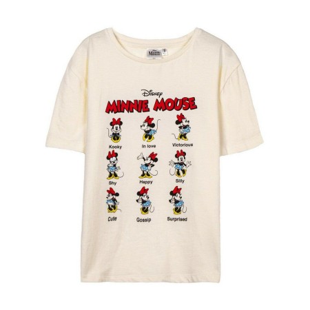 Camiseta de Manga Corta Infantil Minnie Mouse Beige de Minnie Mouse, Camisetas de manga corta - Ref: S0735874, Precio: 11,05 ...