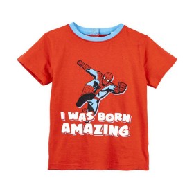 T shirt à manches courtes Spider-Man Rouge de Spider-Man, T-shirts - Réf : S0735875, Prix : 10,73 €, Remise : %