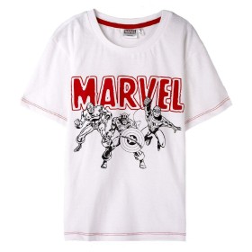 Kurzarm-T-Shirt für Kinder Marvel Weiß von Marvel, T-Shirts - Ref: S0735884, Preis: 13,60 €, Rabatt: %