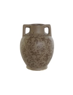 Vaso Home ESPRIT Marrone Verde Gres Foglia della pianta 17 x 17 x 22 cm da Home ESPRIT, Vasi - Ref: S3054958, Precio: 13,98 €...