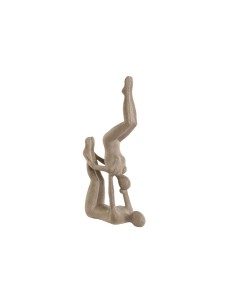 Figura Decorativa Home ESPRIT Branco Bege 14,5 x 8 x 24,5 cm (2 Unidades) | Tienda24 Tienda24.eu