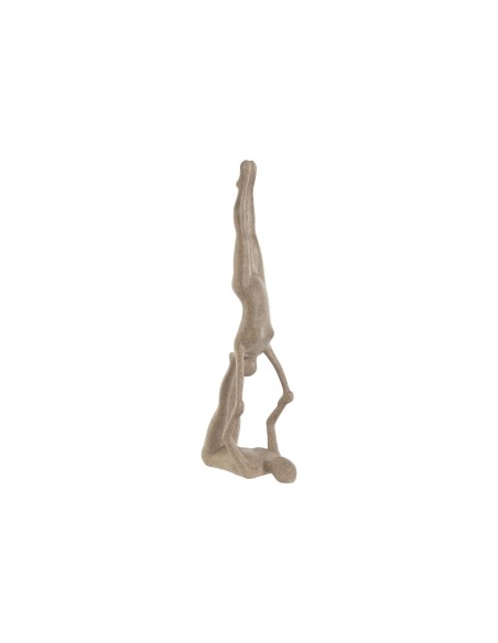 Figurine Décorative Home ESPRIT Beige Yoga 29,5 x 8 x 28 cm | Tienda24 Tienda24.eu