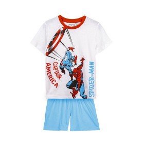 Pigiama Per bambini The Avengers Grigio Azzurro Bianco di The Avengers, Pigiami due pezzi - Rif: S0736482, Prezzo: 16,58 €, S...