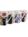 Mug Home ESPRIT Multicolour Porcelain Cat (4 Units) | Tienda24 Tienda24.eu