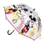 Guarda-Chuva Mickey Mouse Transparente Ø 71 cm Vermelho de Mickey Mouse, Clássicos - Ref: S0736734, Preço: 7,93 €, Desconto: %