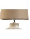 Desk lamp Home ESPRIT Brown Beige Stoneware 50 W 220 V 30 x 30 x 44 cm | Tienda24 Tienda24.eu