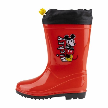 Bottes en Caoutchouc pour Enfants Mickey Mouse Rouge de Mickey Mouse, Bottes et boots - Réf : S0736827, Prix : 15,44 €, Remis...