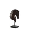 Statua Decorativa Home ESPRIT Nero Marrone scuro Cavallo 27 x 13 x 42,5 cm da Home ESPRIT, Soprammobili - Ref: S3055157, Prec...