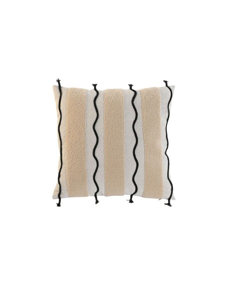 Cuscino Home ESPRIT Beige Boho 45 x 5 x 45 cm da Home ESPRIT, Cuscini decorativi - Ref: S3055165, Precio: 13,49 €, Descuento: %