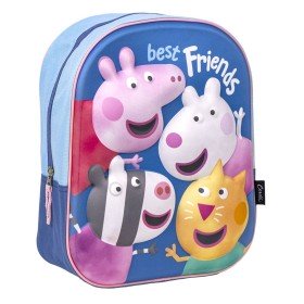 Sac à dos enfant 3D Peppa Pig Bleu 25 x 33 x 10 cm de Peppa Pig, Sacs à dos enfant - Réf : S0736878, Prix : 9,56 €, Remise : %