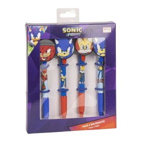 Conjunto de Canetas Sonic 4 Peças Multicolor de Sonic, Canetas esferográficas retráteis - Ref: S0737225, Preço: 6,70 €, Desco...