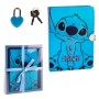 Journal intime Stitch Bleu 16,5 x 21 x 3 cm de Stitch, Carnets blancs & Journaux intimes - Réf : S0737229, Prix : 10,39 €, Re...