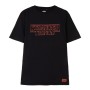 Camiseta de Manga Corta Infantil Stranger Things Negro de Stranger Things, Camisetas de manga corta - Ref: S0737236, Precio: ...