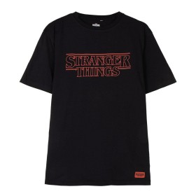 Camisola de Manga Curta Infantil Stranger Things Preto de Stranger Things, Camisolas de manga curta - Ref: S0737236, Preço: 1...