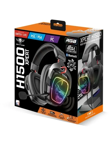 Auriculares con Micrófono Gaming Spirit of Gamer MIC-XH1500 | Tienda24 Tienda24.eu