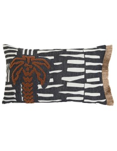 Cushion Atmosphera Tube Cotton Multicolour 30 x 13 cm | Tienda24 Tienda24.eu