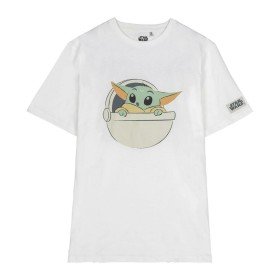 Maglia a Maniche Corte per Bambini The Mandalorian Bianco di The Mandalorian, T-shirt - Rif: S0737286, Prezzo: 10,32 €, Scont...