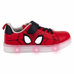 Scarpe Sportive con LED Spider-Man Velcro Rosso di Spider-Man, Aria aperta e sport - Rif: S0737698, Prezzo: 25,47 €, Sconto: %