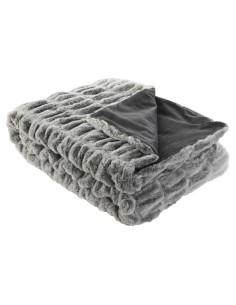 Coperta Home ESPRIT Grigio 130 x 170 x 2 cm da Home ESPRIT, Coperte e copriletti - Ref: S3055326, Precio: 38,53 €, Descuento: %