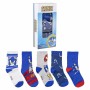 Socken Sonic 5 Stücke von Sonic, Füßlinge & Sneakersocken - Ref: S0737707, Preis: 9,63 €, Rabatt: %