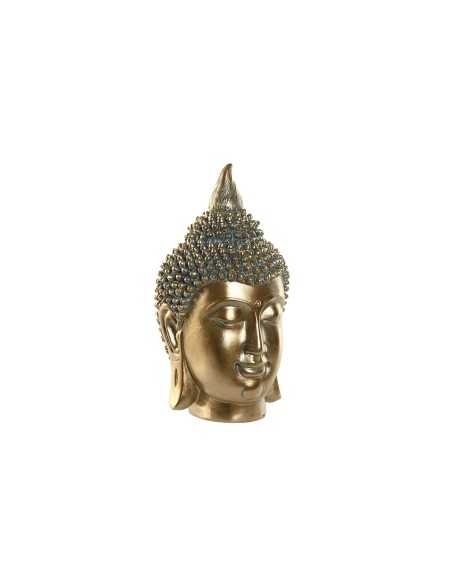 Figura Decorativa Home ESPRIT Dourado Buda Oriental 16 x 15,5 x 28 cm | Tienda24 Tienda24.eu