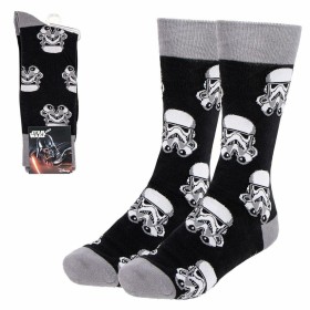 Chaussettes Star Wars Stormtrooper Gris de Star Wars, Chaussettes Classiques - Réf : S0737716, Prix : 4,21 €, Remise : %