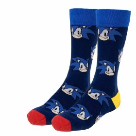 Calcetines Sonic Azul oscuro de Sonic, Calcetines hasta la pantorrilla - Ref: S0737742, Precio: 5,57 €, Descuento: %