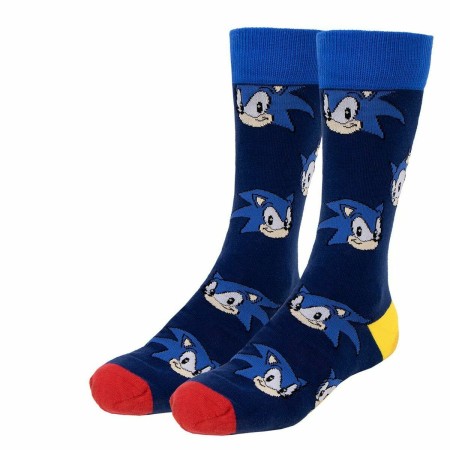 Chaussettes Sonic Bleu foncé de Sonic, Chaussettes Classiques - Réf : S0737742, Prix : 5,57 €, Remise : %