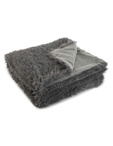 Blanket Home ESPRIT Grey 130 x 170 cm | Tienda24 Tienda24.eu