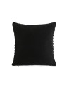 Cushion Home ESPRIT Black 45 x 8 x 45 cm | Tienda24 Tienda24.eu