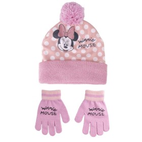 Bonnet et gants Minnie Mouse 2 Pièces Rose clair de Minnie Mouse, Packs bonnet, écharpe et gants - Réf : S0737886, Prix : 8,9...