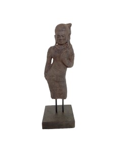 Figura Decorativa DKD Home Decor Cinzento Oriental 28 x 18 x 27 cm (2 Unidades) | Tienda24 Tienda24.eu