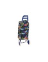 Panier à Courses Home ESPRIT Bleu 37 L 34 x 28 x 96 cm | Tienda24 Tienda24.eu